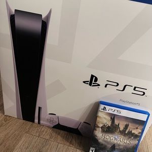 NEW! PS5 (Disk) + Hogwarts Legacy BUNDLE! In box!